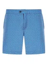 Incotex Patterned Swimsuit In Blue