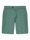 Incotex Patterned Swimsuit In Green