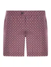 Incotex Patterned Swimsuit In Red