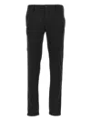 Incotex Stylish Wool Trousers With Pockets And Loops In Black