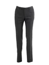 Incotex Pinstripe Trousers In Gray