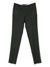Incotex Plaid Trousers In Black