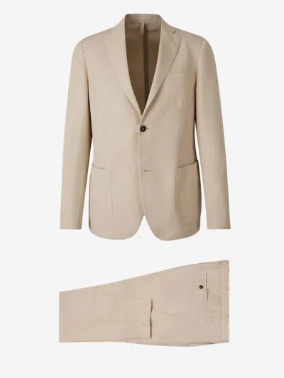 INCOTEX INCOTEX PLAIN LINEN SUIT