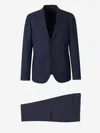 Incotex Plain Tailored Suit In Blue
