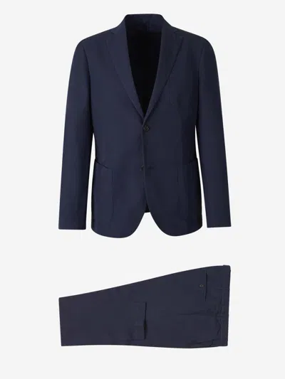 INCOTEX INCOTEX PLAIN LINEN SUIT