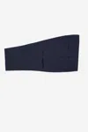 Incotex Plain Linen Suit In Blue