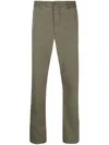 Incotex Plain Loose-fit Trousers In Green