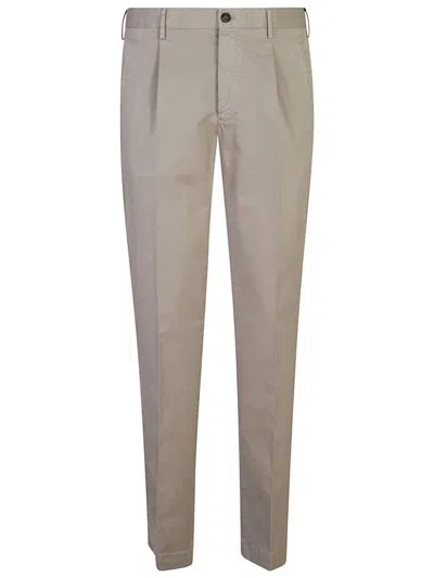 Incotex Pleat-detail Chino Trousers In Black