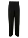 Incotex Pleat-detail Trousers In Black
