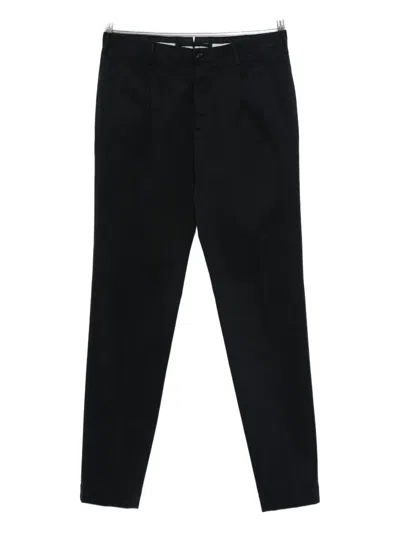 INCOTEX PLEAT-DETAIL TROUSERS