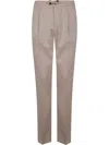 Incotex Pleated Pants In Neutrals