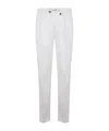 Incotex Tapered Fit Trousers In White