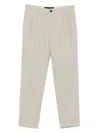 Incotex Cotton Trousers In Grey