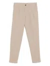 Incotex Cotton Trousers In Neutrals