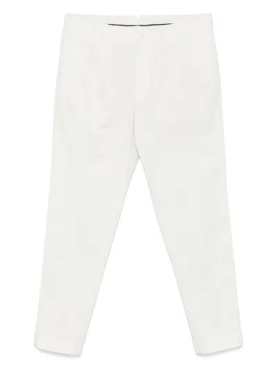 INCOTEX PLEAT-DETAILED TROUSERS