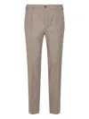 Incotex Relaxed Fit Trousers Featuring Pockets In Nude