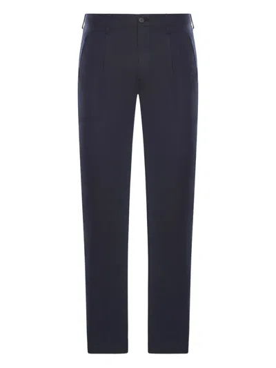 INCOTEX PLEATED CHINO TROUSERS
