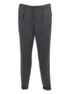 Incotex Pleated Chinos In Gray