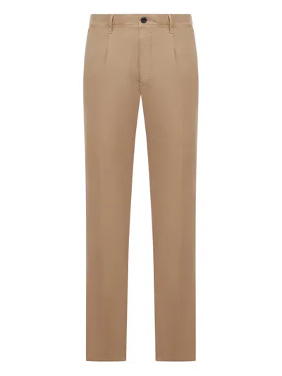 INCOTEX PLEATED COTTON CHINOS