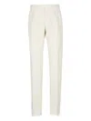Incotex Straight Cotton Pants Belt Loops In White