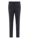 Incotex Tailored Grey Trousers With Subtle Pleats In Gray