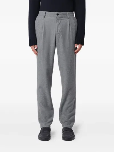 INCOTEX PLEATED-FRONT TROUSERS