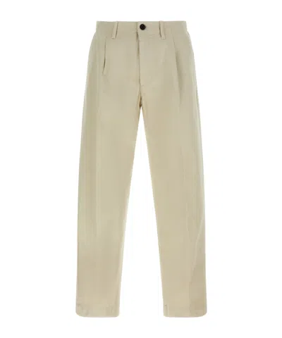 INCOTEX INCOTEX PLEATED LOOSE-FIT PANTS