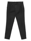 Incotex Pleated-pocket Trousers In Black