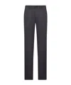 Incotex Tailored Cotton Trousers In Gray