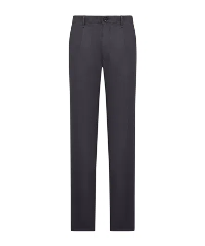 INCOTEX PLEATED-POCKET TROUSERS