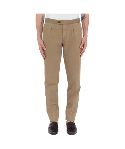 INCOTEX PLEATED TRACK PANTS