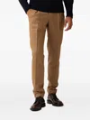 Incotex Pleated Trousers In Brown