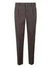 Incotex By Slowear Man Pants Dark Brown Size 38 Virgin Wool In Brown