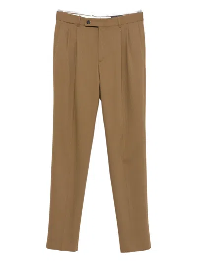 INCOTEX INCOTEX PLEATED TROUSERS