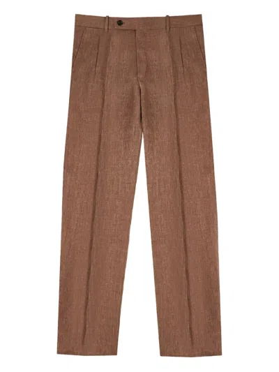 Incotex Plissierte Hose In Brown