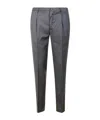 Incotex Pleated Trousers In Darkgray