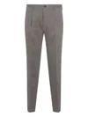 Incotex Pleated Trousers In Gray