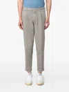 Incotex Pleated Trousers In Gray