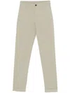 Incotex Tapered Trousers In 绿色