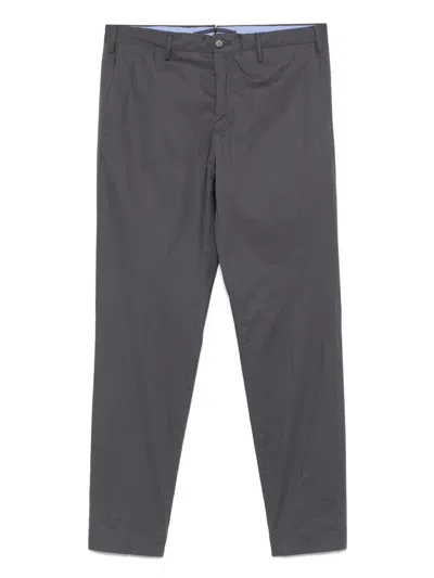 Incotex Poplin Trousers In Gray