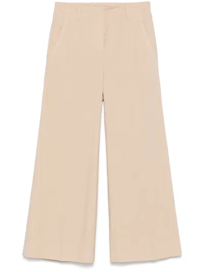 Incotex Poplin Trousers In Neutrals