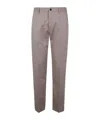 Incotex Pressed-crease Chino Trousers In Gray