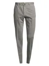 Incotex Pressed-crease Chino Trousers In Grey