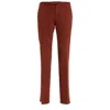 INCOTEX PRESSED-CREASE STRAIGHT LEG TROUSERS