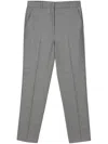 Incotex Pressed-crease Tailored Trousers In Grey