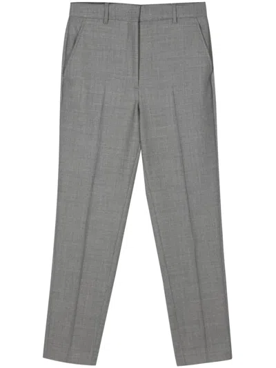 Incotex Pressed-crease Tailored Trousers In Grey