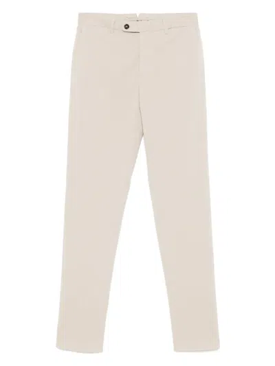 Incotex Pressed-crease Trousers In White