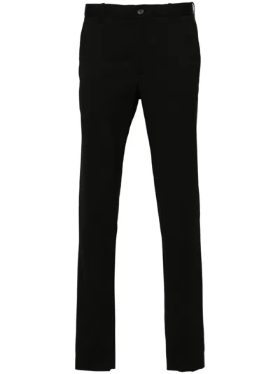 INCOTEX PRESSED-CREASE TROUSERS