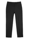 Incotex Trousers With Back Pockets And Belt Loops In Black