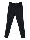 Incotex Pressed-crease Trousers In Black